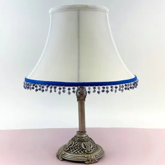 5 Yards of Daisy Beaded Fringe Trim - 1 1/4 inch wide Black {4}