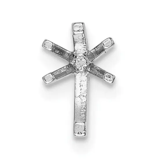 Platinum 6 Prong Pear Peg Setting 2mm {2}