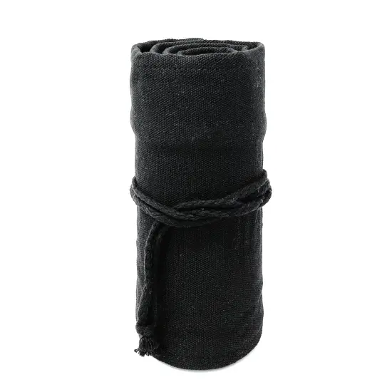 Wrapables Pencil Roll Organizer, Colored Pencil Wrap Pouch (72 slots) Black {5}