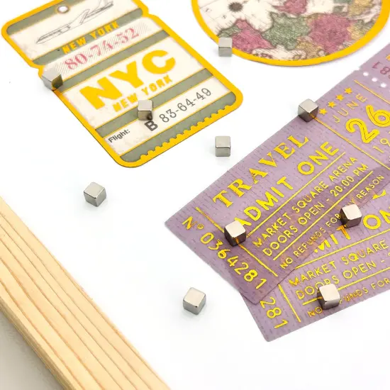 Wrapables Cube Neodymium Magnets, Strong Magnets for Refrigerator, Whiteboards, Crafts, Science Projects of 30 (Small) {5}