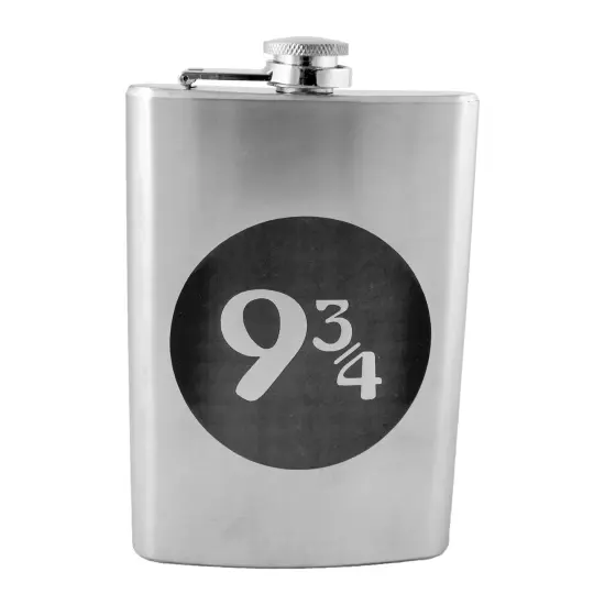 8oz 9 and Three Quarters Stainless Steel Flask {1}