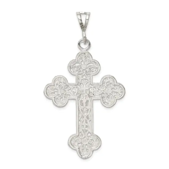 Sterling Silver Crucifix Pendant Religious Jewelry 60mm x 32.8mm {3}