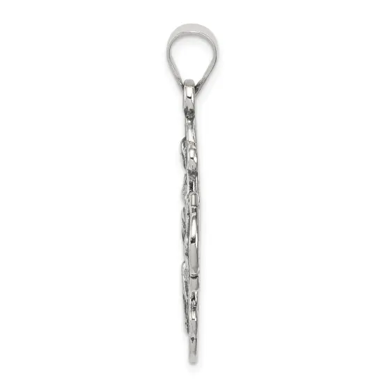 Sterling Silver Cross Medal {4}