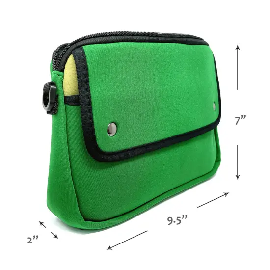 Wrapables Waterproof Bike Bag, Handlebar Cycling Storage Pouch for Tools and Accessories Green {3}