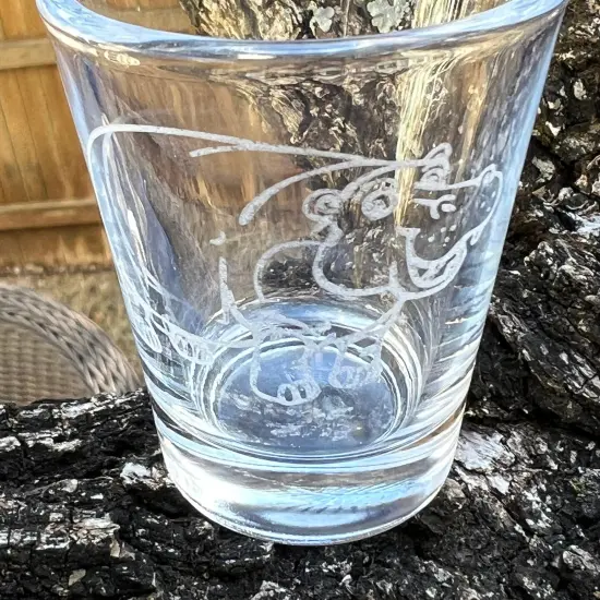 2oz Hippo Shotglass LASER {3}
