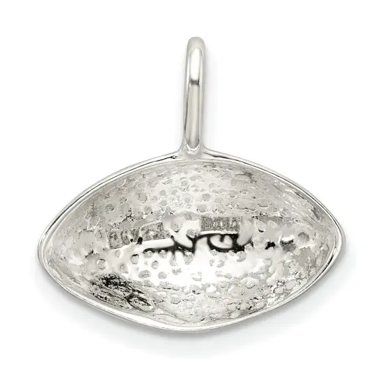Sterling Silver Football Charm Pendant Sports Jewelry {4}