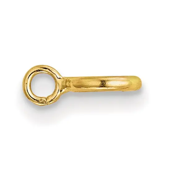 18K Gold Spring Ring Clasp 8Y1700 {2}