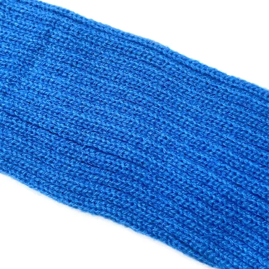 Wrapables 80's Style Neon Fluorescent Ribbed Leg Warmers, Blue {4}