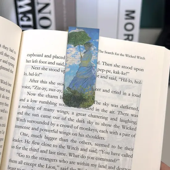 Wrapables Magnetic Bookmarks, Page Marker, Page Clips Reading Supplies (Set of 8), Artist {6}