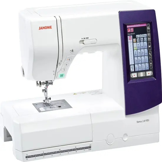 Janome Memory Craft MC9850 Sewing and Embroidery Machine {1}