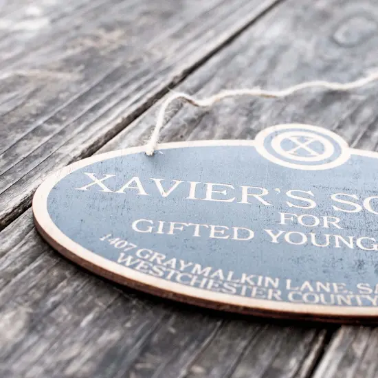 Xavier's School for Gifted Youngsters - Black Door Sign 6x9inches {3}