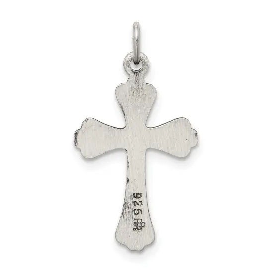 Sterling Silver Cross Charm Jewerly 21mm x 14mm {3}