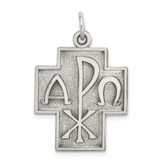 Sterling Silver Cross Charm Jewerly 29mm x 22mm {1}