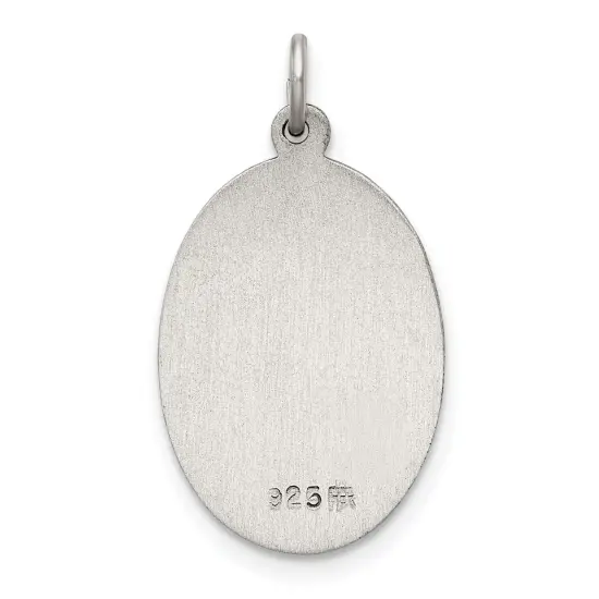 Sterling Silver Our Lady of Perpetual Help Round Medal {3}