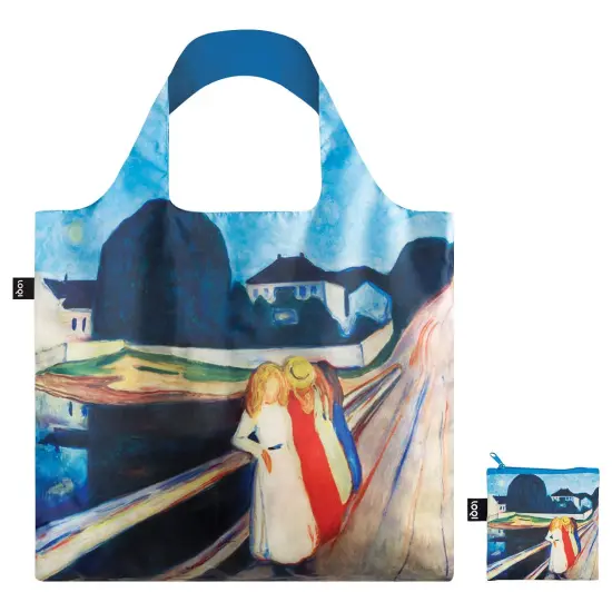 LOQI MUSEUM EDVARD MUNCH Four Girls on the Bridge Bags, One Size {2}