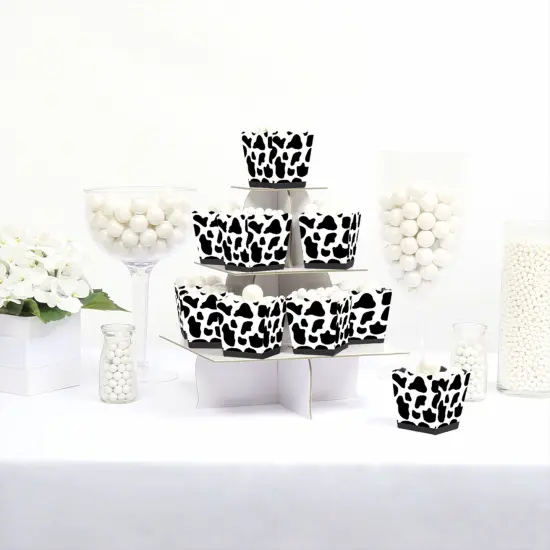 Big Dot of Happiness Cow Print - Party Mini Favor Boxes - Farm Animal Party Treat Candy Boxes - Set of 12 {3}