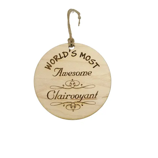 Worlds most Awesome Clairvoyant - Ornament {1}