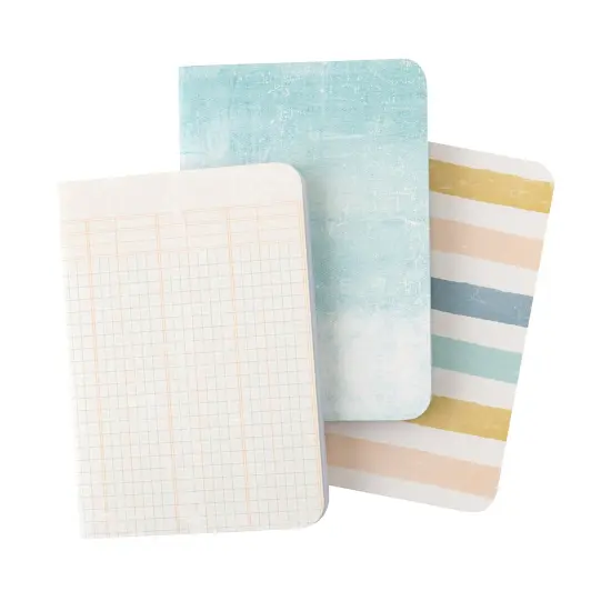 Heidi Swapp Set Sail Mini Blank Notebooks-3/Pkg {4}