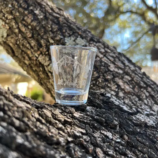 2oz Mt Hood Oregon Shotglass LASER {2}