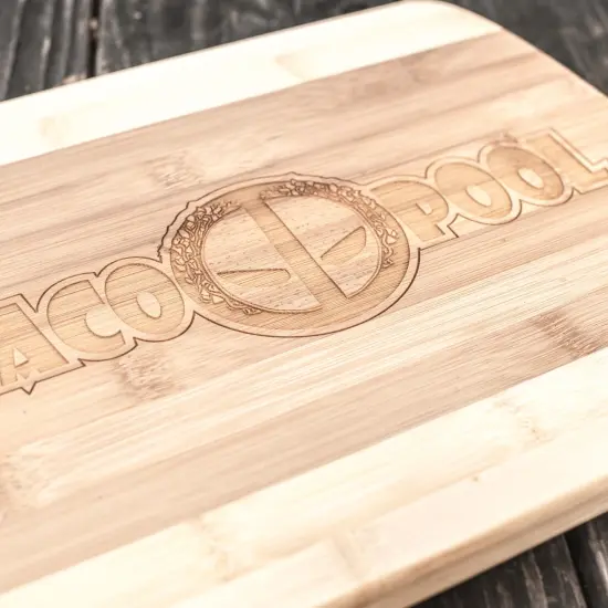Tacopool - Cutting Board 14''x9.5''x.5'' Bamboo {2}