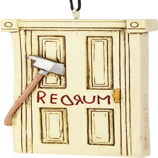 Tree Buddees Creepy Door with an Axe Through it Halloween/Christmas Ornaments {1}
