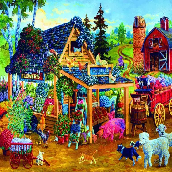 Sunsout Fresh Fruits and Flowers 300 pc Jigsaw Puzzle 38778 {1}