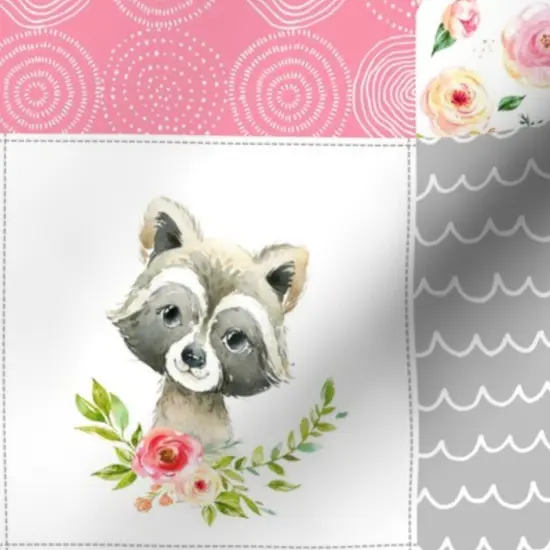 Various Fabrics by the Yard or Fat Quarter Quilt Patchwork Blanket Nursery Baby Woodland Bedding Forest Custom Printed Fabric by Spoonflower {7}