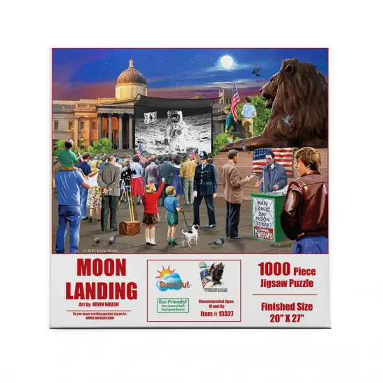 Sunsout Moon Landing 1969 1000 pc Jigsaw Puzzle 13327 {4}