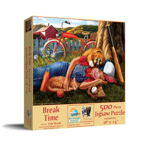 Sunsout Break Time 500 pc Jigsaw Puzzle 29773 {3}