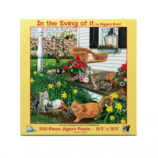 Sunsout In the Swing of It 500 pc Jigsaw Puzzle 75449 {4}
