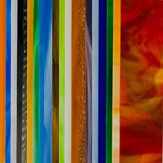 Stained Glass Sheets - Variety Pack 4"x6"- 20 sheets {1}