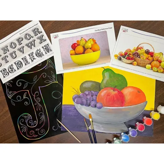 CA: Decorative Letter & Fruit Bowl {1}