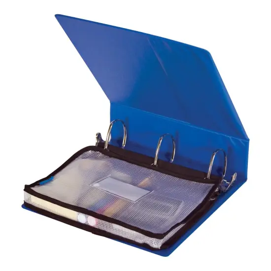 Expanding Zipper Pouch, Clear Mesh, Pack of 3 {6}