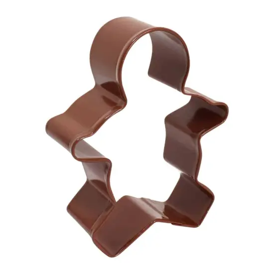 Gingerbread Boy Cookie Cutter (Brown, 3.75") {2}