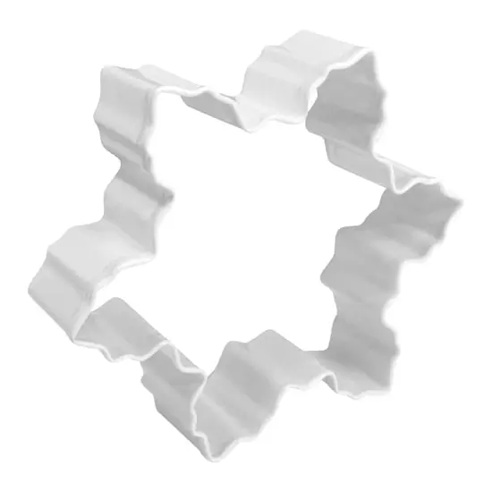 Snowflake Cookie Cutter (White, 4") {2}