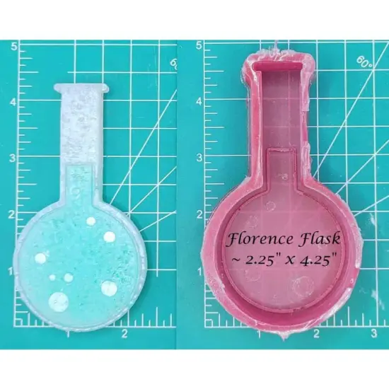 Florence Flask Silicone Freshie MOld {1}