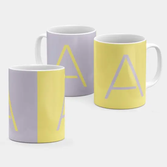 Monogram Letter 11oz Mug XXV {2}