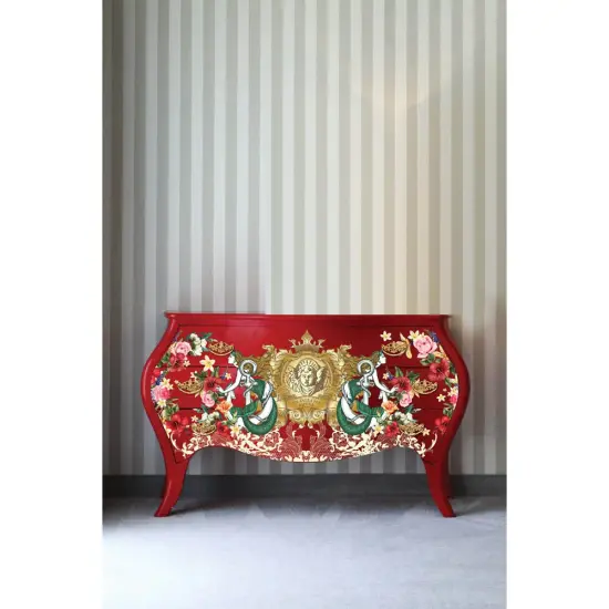 Redesign With Prima Decor Transfers - Cece Mermaid Lace - total sheet size 24"x 35" , cut into 2 sheets 655350657123 {2}