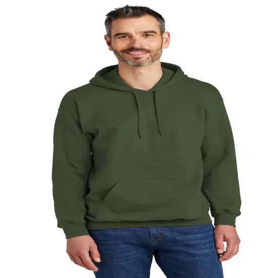Gildan&reg; Pullover Hooded Sweatshirt Military green {1}
