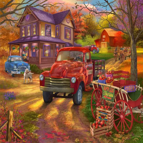 Sunsout Apple Farm 1000 pc Jigsaw Puzzle 31411 {1}