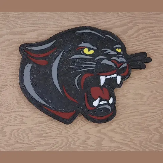 Panther Bobcat Cougar Wildcat School Mascot Silicone Freshie Mold {2}