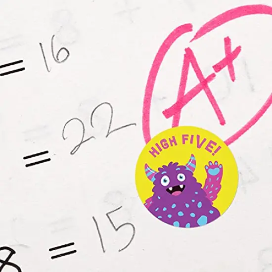 1008 Stickers for Kids in 9 Designs. 1 Inch School Stickers on Sheets. Teacher Supplies for Classroom, Potty Training Stickers, Motivational Stickers {4}