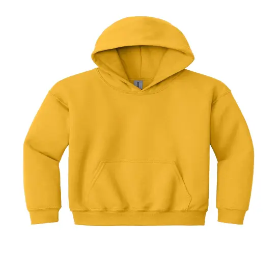 Gildan&reg; Youth Heavy Blend Hooded Sweatshirt Gold {2}