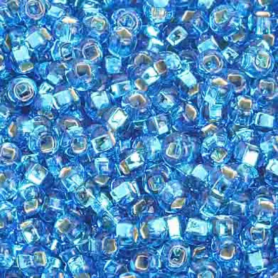 John Bead 8/0 Silver Lined Czech Glass Seed Beads, 500g Light Blue {1}