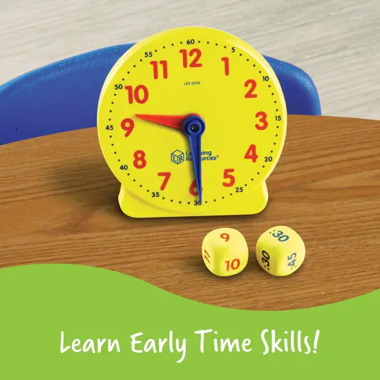 41 Pieces, Ages 5+,Clock for Teaching Time, Telling Time, Homeschool Supplies, Montessori Clock {6}