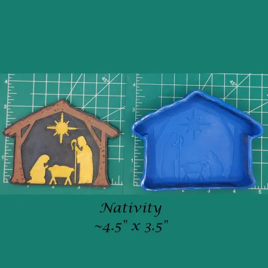 Nativity Silicone Freshie Mold {1}