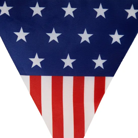 Northlight 9.75' Americana Pennant USA Flag Hanging Wall Banner Blue {6}