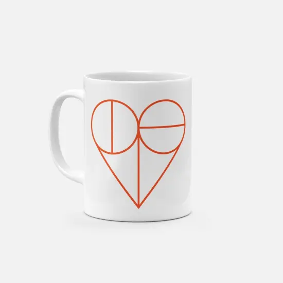 Geo Heart 11 Oz Mug III {1}