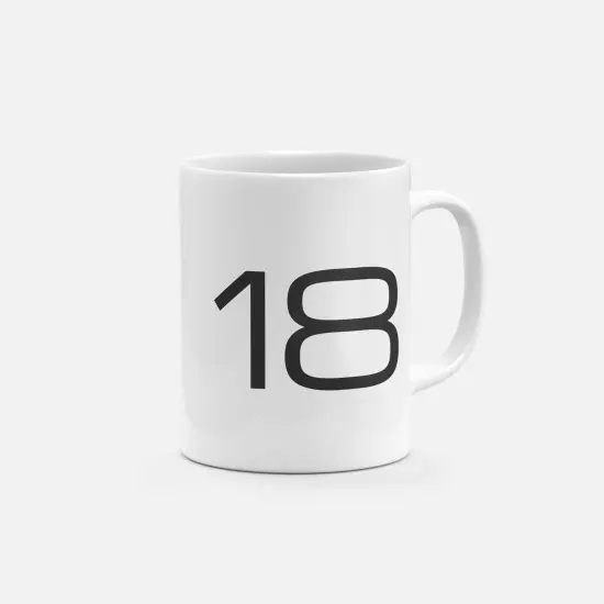 Birthday Number 11oz Mug XVIII {1}