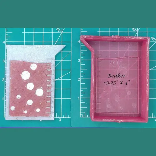 Beaker Silicone Freshie Mold {1}